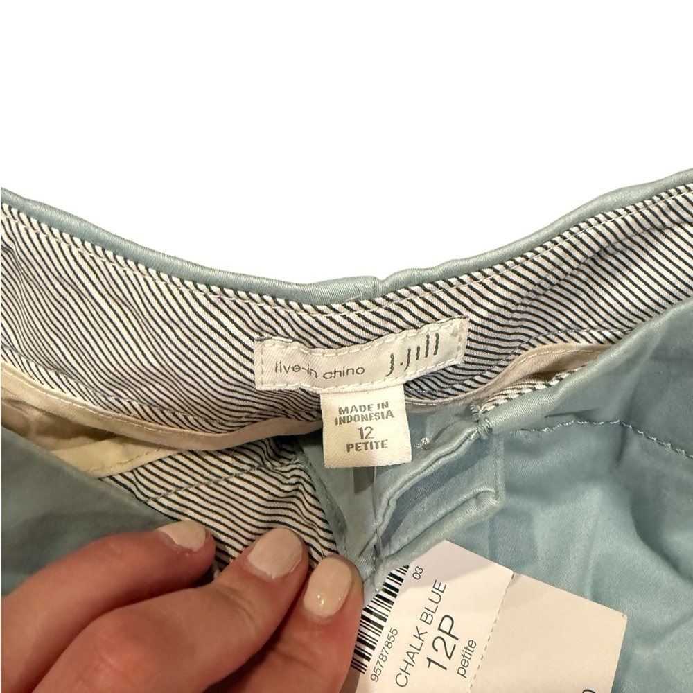J. Jill Light Blue Capri Pants - Picture 2 of 3